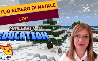 Il tuo albero di Natale con Minecraft Education